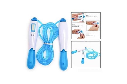 Innovative Digital Skipping Rope - Choose from 3 Vibrant Colours