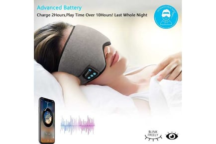 Revolutionary Bluetooth Headphones Eye Mask for ASMR