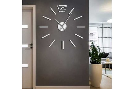 Captivating 3D Frameless DIY Wall Clock