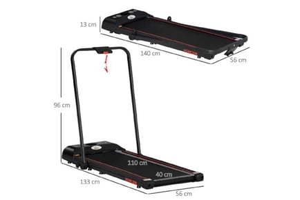 Compact Walking Treadmill with LED Display for Home & Office