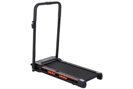 Compact Steel Folding Treadmill with LCD Monitor