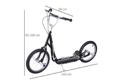 Dynamic Black Teen Stunt Scooter for Ages 5+