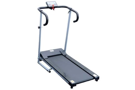 Compact Folding Electric Treadmill with LED Display