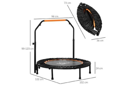 Ultimate Foldable Fitness Trampoline for Adults