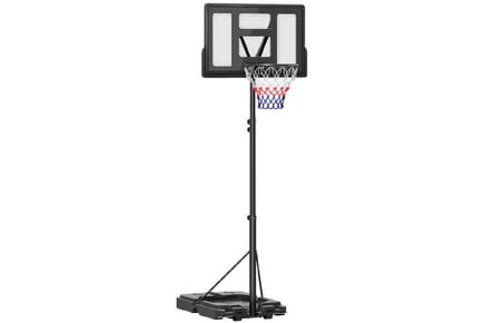 10-Level Adjustable Basketball Hoop for Outdoor Fun