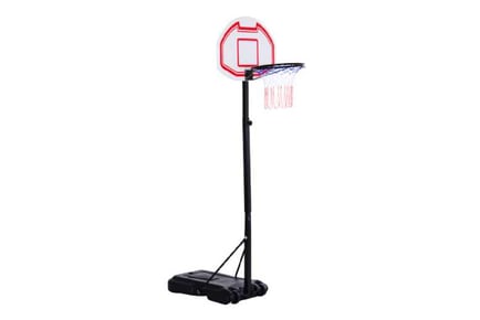 Ultimate Portable Basketball Hoop - Black/White