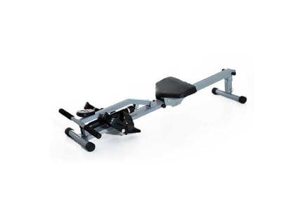 Dynamic Rowing Machine with Advanced Monitor, Grey/Black