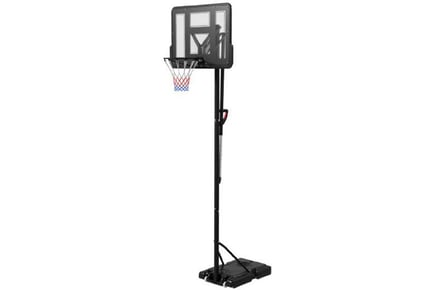 Versatile Adjustable Basketball Hoop with Wheels