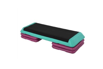 Versatile Adjustable Stepper - Green & Purple