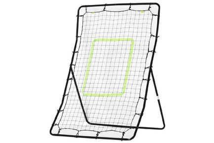 Dynamic Rebounder Net - 90x80x140cm, Sleek Black