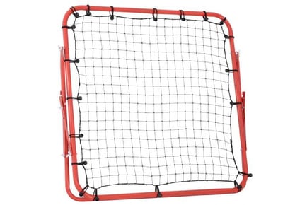 Dynamic Red/Black Sports Rebounder Net