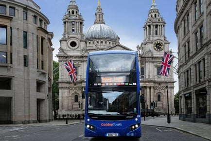 London Landmarks Open Top Bus Tour With Live Guide - Adult & Child Tickets