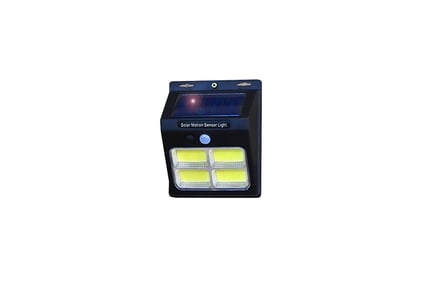 112 LED Motion Sensor Outdoor Solar Light - Bright White - 4 Options