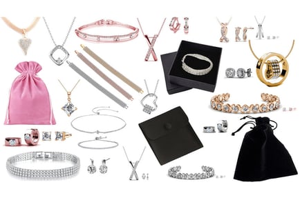 Swarovski Crystal Mystery Jewellery Gift Pack - 12 or 24 Piece Pack