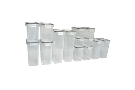 14-Piece Airtight & Reusable Food Storage Container Set