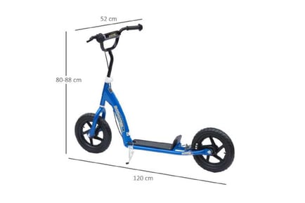 Vibrant Teen Push Scooter with 12" EVA Tyres - Choose Your Colour!