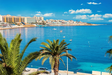 Malta Holiday - Award Winning Sliema Hotel, Breakfast & Flights