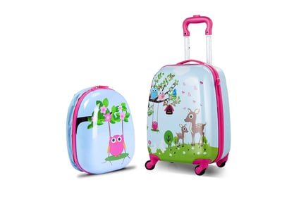 Kid's Luggage Set - Backpack & Carry Case!