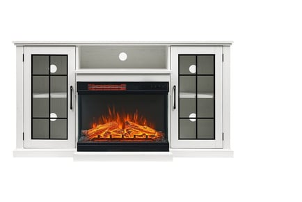 Electric Fireplace with 3 Flame Colours - Optional TV Stand!