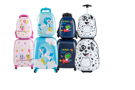 2 Piece Kids Luggage Set - 4 Colours!