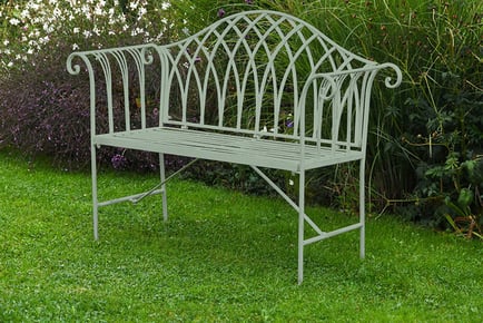 Wrought Iron Versailles Garden Bench - 2 Colours!