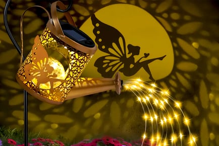 Solar Watering Can Themed Outdoor Fairy-Lights