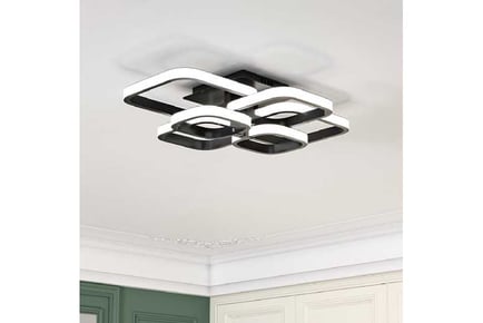 6 8 lights energy efficient led semi flush mount ceiling light