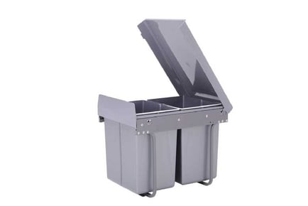 kitchen waste bins double triple bin cupboard pull out