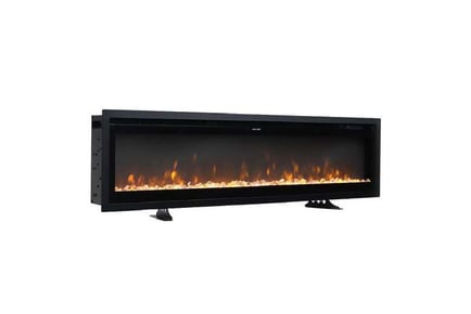 40 50 60 inch electric fireplace with 1800W heat