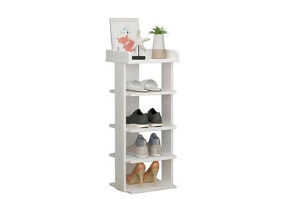 5 7 tiers storage shelf wooden shoe rack organizer easy assembly