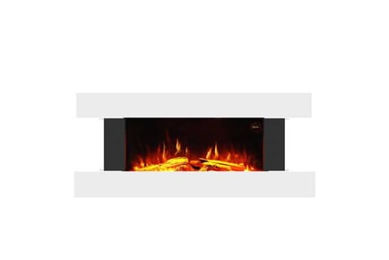 wall mounted freestanding electric fireplace with mantel