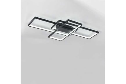 90 110cm wide rectangular led semi flush mount ceiling light