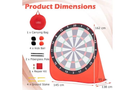 Large Dart Board for Kids