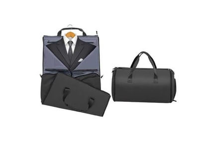 2-in-1 Hanging Suit Travel Bag Carry-on Garment Bag