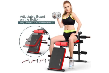 Foldable Abdominal Training Workout Machine LCD Monitor