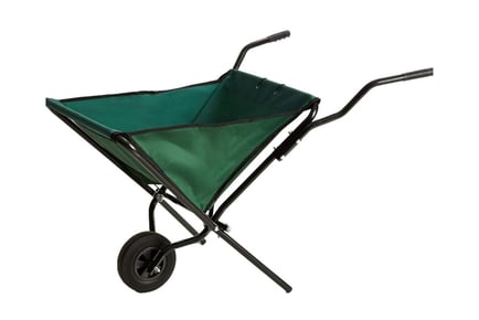 Folding Garden Wheelbarrow!