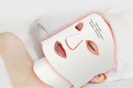 7-Colour Light-Up LED Face Neck Spa Mask for Skin Care Tightening