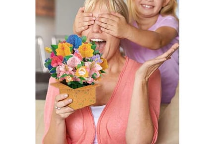 Pop-up 3D Flower Bouquet Greeting Card