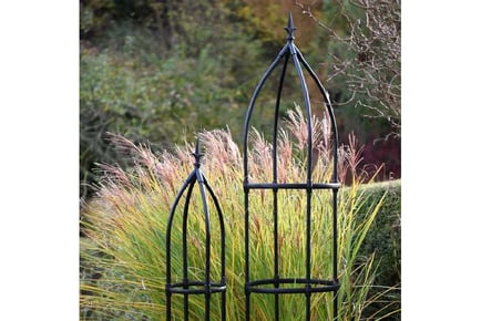 Metal Garden Obelisks - 2 Size Options