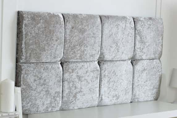 CRUSHED VELVET DELUXE HEADBOARD 1