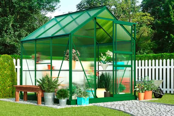 Greenhouse 6.2X4.3X6.6ft Green ,6.2X6.2X6.6ft , 6.2X8.3X6.6ft & 6.2X4.3X6.6ft Grey 1