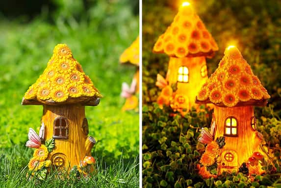 Solar-Power-Garden-Tree-House-Resin-Flower-House-Figurines-Sculpture-1