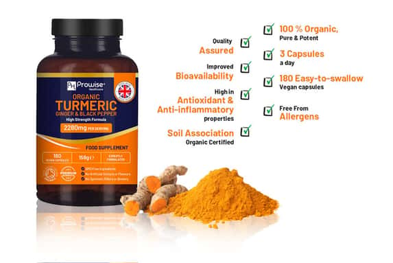 Organic-Turmeric-2280mg-with-Black-Pepper-&-Ginger-180-Vegan-Capsules-NEWLEAD