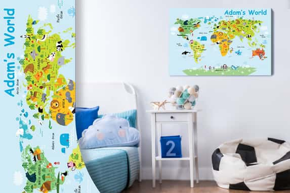 Kids-Personalised-Name-World-Map-Canvas-1