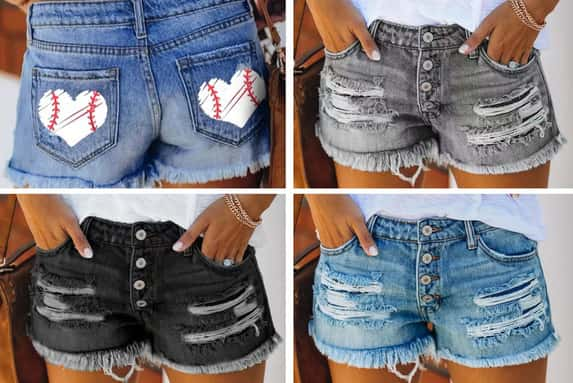 Women-Short-Jeans-Holes-Jeans-1