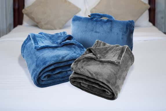 Cabeau-Fold-'n'-Go-Travel-and-Throw-Blanket---Grey-&-Blue-1