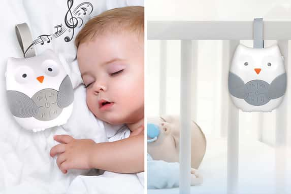 Portable-Owl-Sound-Noise-Sound-Machine-Baby-Sleep-Soother-1