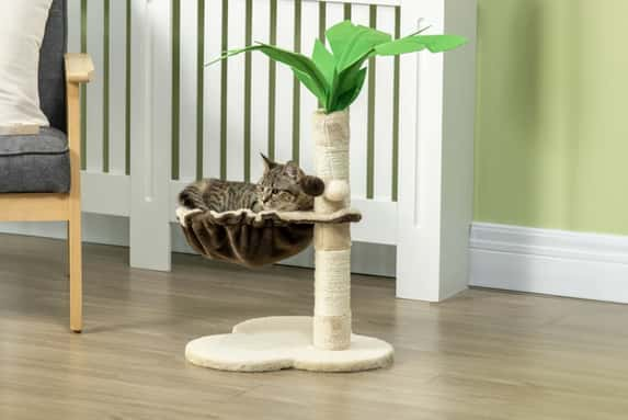 PawHut-Coconut-cat-Tree-1