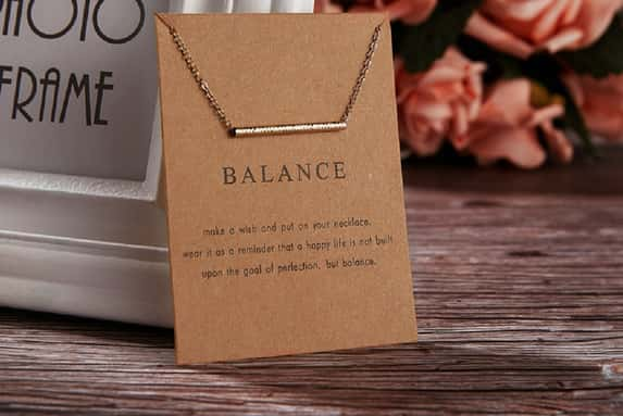 Gold-Plated-Line-pendant-with-Balance-message-1