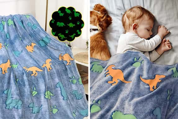 Glow-in-The-Dark-Dinosaur-Blanket-1